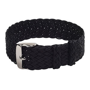 【送料無料】腕時計　ダブルナイロンパーロンウォッチストラップdouble braided nylon perlon watch strap