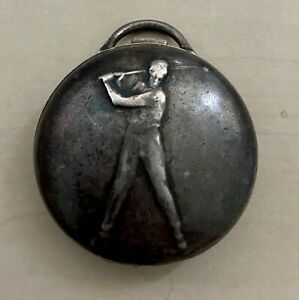【送料無料】腕時計 スターリングシルバーウォッチケースゴルファーデザインボレルフィルスケースsterling silver watch case with golfer design, borel fils amp; co, *case only* 【送料無料】腕時計 スターリングシルバーウォッチケースゴルファーデザインボレルフィルスケースsterling silver watch case with golfer design, borel fils amp; co, *case only*