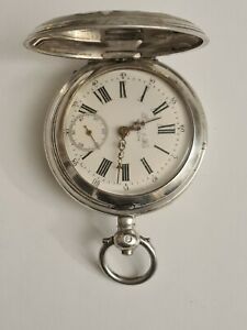 【送料無料】腕時計　アンティークペレフィルスブレネッツジャンプリッドポケットウォッチシルバーポケットウォッチ