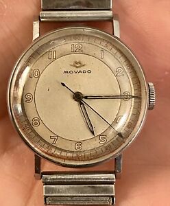 【送料無料】腕時計 レアマニュアルrare 1940s movado manual wind watch 【送料無料】腕時計 レアマニュアルrare 1940s movado manual wind watch