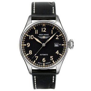 【送料無料】腕時計　アイアンアニーパイロットウォッチレザー