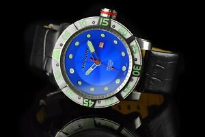 【送料無料】腕時計　アラゴンゲージaragon a178blu gauge automatic 55mm