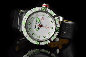 【送料無料】腕時計　アラゴンゲージaragon a178wht gauge automatic 55mm