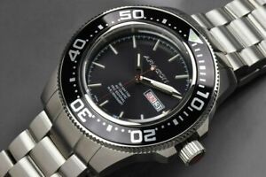 【送料無料】腕時計　アラゴンダイブマスターaragon a066blk divemaster t100 45mm automatic watch