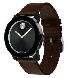 【送料無料】腕時計 モバドメンズトレンドブラウンレザーメンズモデルmovado mens trend brown leather mens model 3600443