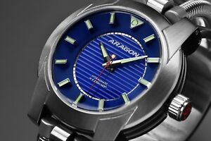 【送料無料】腕時計　アラゴンヒドラマチッククォーツaragon a241blu hydraumatic quartz 50mm