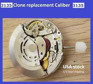 【送料無料】腕時計 クローン watch movement automatic clone replacement cal 3135 frequency 28800
