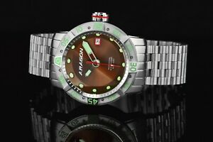 【送料無料】腕時計　アラゴンゲージaragon a325brn gauge automatic 45mm