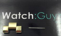 【送料無料】腕時計　マイケルポリッシュゴールドトーンウォッチリンクピンmichael kors runway polished goldtone watch replacement link amp; pin for mk5801