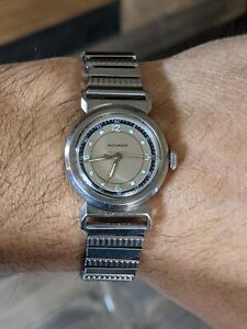 【送料無料】腕時計 レアヴィンテージモバドステンレスケースrare vintage movado stainless steel military watch fb case 1940s ww2