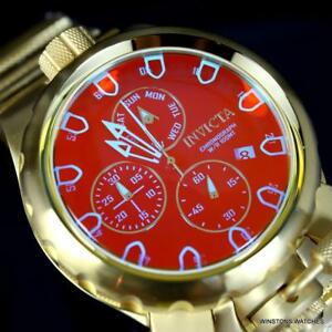 【送料無料】腕時計　インビクタスナイパーティンテッドクリスタルゴールドメッキスチールinvicta coalition forces sniper tinted crystal 18kt gold plated steel 50mm watch