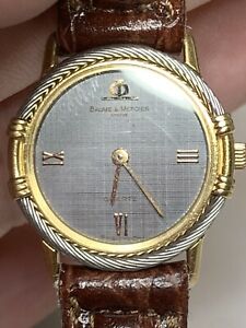 【送料無料】腕時計　ボームメルシエウォッチゴールドgenuine women’s baume amp; mercier watch 18k gold