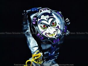 【送料無料】腕時計　インビクタコミックスジョーカーヴェノムブラックスティールパープルスイスクロノ..