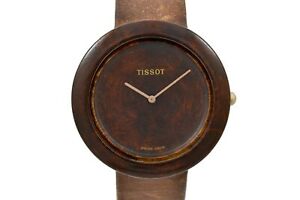【送料無料】腕時計 ヴィンテージティソウッドウォッチクォーツウォッチvintage tissot wood watch w151 midsize quartz watch 1912