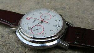 【送料無料】腕時計　クロノグラフォソビエトコポルジョットヴレミアモヴィメントペルフェッタメンテファンツィオナンテcronografo sovietico poljot vremia movimento 3133 perfettamente funzionante