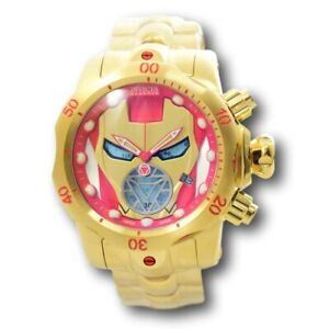 【送料無料】腕時計　インビクタマーベルアイアンマンメンズクロノグラフウォッチレアinvicta marvel ironman mens 54mm limited edition chronograph watch 32425 rare