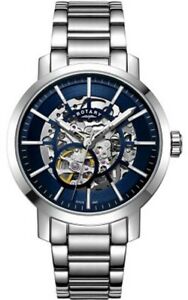 【送料無料】腕時計　ロータリージェントスグリニッジスケルトンウォッチrotary gents greenwich automatic skeleton watch gb0535005