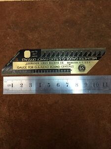 【送料無料】腕時計 ヴィンテージツールクリスタルゲージラウンドファンシーゲルマローサイモンvintage watchmaker tool crystal gauge for round amp; fancy germanowsimon gs
