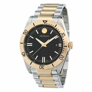 【送料無料】腕時計　モバドモバドスポーツツートンクォーツウォッチmovado 0607437 mens movado sport twotone quartz watch