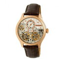 yzrv@w^[EBXbvYU[XPgEHb`[YS[hVo[heritor automatic winthrop mens leather skeleton watch rose goldsilver