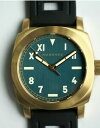 【送料無料】腕時計 マラネスラヤンブラシキャリウォッチブランドmaranez layan brass green brushed cali watch bran...