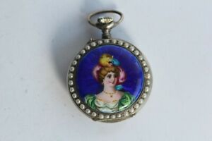 【送料無料】腕時計 モントレドグーセットエマイレアルジャンmontre de gousset emaillee argent 48608 【送料無料】腕時計 モントレドグーセットエマイレアルジャンmontre de gousset emaillee argent 48608