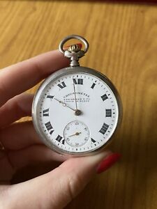 ̵ӻסƥݥ饨٥ϥȥեĥʥantico orologio da tasca cipolla eberhard funzionante