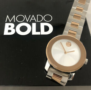 【送料無料】腕時計 オーセンティックモバドボールドレディースローズゴールドnos authentic movado bold ladies ss amp; rose gold wristwatch mb013146295 【送料無料】腕時計 オーセンティックモバドボールドレディースローズゴールドnos authentic movado bold ladies ss amp; rose gold wristwatch mb013146295