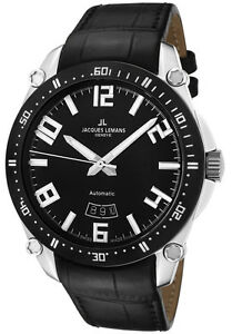 【送料無料】腕時計 ジャックレマンジュネベメイドメンズオートマチックウォッチjacques lemans geneve gu333a swiss made mens automatic watch 1595 【送料無料】腕時計 ジャックレマンジュネベメイドメンズオートマチックウォッチjacques lemans geneve gu333a swiss made mens automatic watch 1595