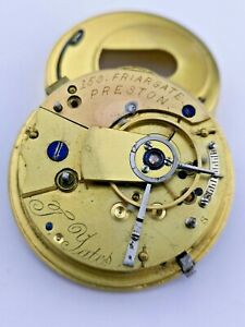 【送料無料】腕時計　ユニークトーマスイェーツプレストンフーシーポケットウォッチムーブメント