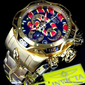 ̵ӻסӥ󥰥Υॳ֥饹Υեɥå륦åinvicta king venom cobra swiss mvt chronograph 52mm gold plated steel watch