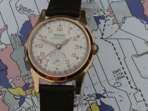 【送料無料】腕時計　ロガウコニャックゴーティエカレンダーサービスrogau cognac gautier 60s rare calendar gp hw wrist watch serviced amp; in ex cndtn