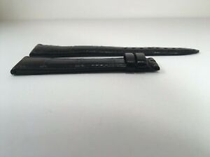 【送料無料】腕時計　ブランパンブラッククロコダイルウォッチストラップ