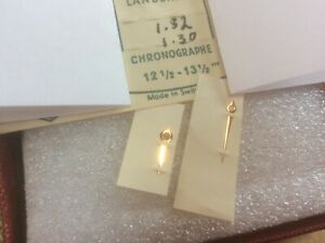 【送料無料】腕時計　ランダーンゴールドトーンクロノグラフハンズnos landeron gold tone gilt13l chronograph hr amp; min hands 182mm 130mm