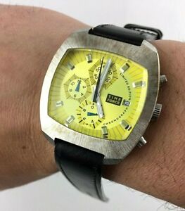 【送料無料】腕時計　ウォッチタイムフォースクロノミヨタオロロジオスポーツデザインヴィンテージクオーゾウオモwatch time force chrono miyota orologio sport design vintage quarzo 37mm uomo