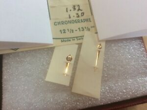 【送料無料】腕時計　ランダーンゴールドトーンクロノグラフハンズnos landeron gold tone gilt13l chronograph hr amp; min hands 182mm 130mm