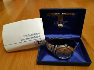 【送料無料】腕時計　ティソシースターゲントリストウォッチボックス1970s tissot seastar automatic day and date gent wrist watch boxed large size