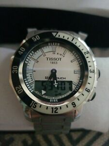 【送料無料】腕時計 ティソメンズシータッチスチールブレスレットスイスクォーツウォッチtissot mens sea touch steel bracelet swiss quartz watch t0264201103100 【送料無料】腕時計 ティソメンズシータッチスチールブレスレットスイスクォーツウォッチtissot mens sea touch steel bracelet swiss quartz watch t0264201103100