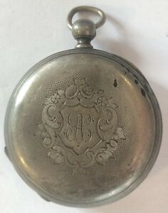 【送料無料】腕時計　モントレグーセットエンアルジャンネフォンクオンネパmontre gousset en argent ne fonctionne pas n2847