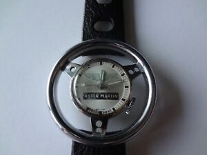 【送料無料】腕時計　ヴィンテージオールドイングランドステアリングホイールアストンマーティンスポーツレアvintage old england steering wheel wrist watch aston martin sport htf rare