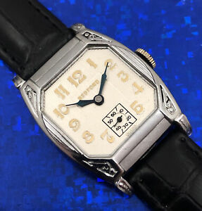 【送料無料】腕時計　ヴィンテージスイスメイドマンベッドフォードサービスexquisite vintage swiss made 192030s mans bedford fully serviced w warranty