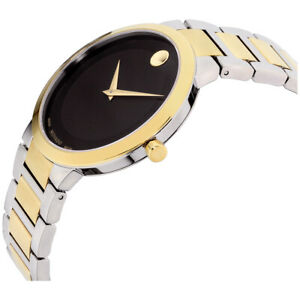 【送料無料】腕時計　モバドメンズモダンクラシックツートーンステンレススチールウォッチリストmovado mens 0607120 modern classic twotone stainless steel watch 895 list 1