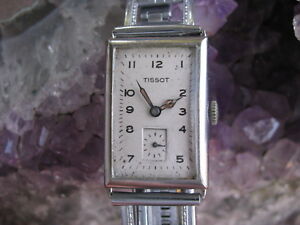 腕時計　ティソヴィンテージステンレスデコtissot vintage stainless steel deco wrist watch