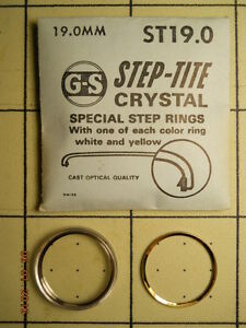 【送料無料】腕時計　チョイスステップティテクリスタルゴールドシルバーリングchoice gs steptite st 190 st 199 replacement watch crystal gold silver ring