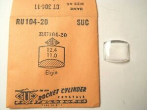 【送料無料】腕時計　ウォッチクリスタルフィットsuc ru10420 gs ct30411 watch crystal 124 x 110 mm fits elgin 4329 5210