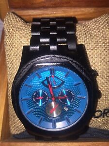 【送料無料】腕時計　ジョードソーヤーシリーズエボニーウッドウォッチミリメートルクロノjord sawyer series ebony wood watch 50mm 7hand selfwind auto chro w date