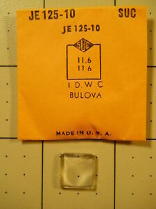 【送料無料】腕時計　ウォッチクリスタルブローバエルギンsuc je12510 gs cs3265 watch crystal 116 x 116 mm fits bulova elgin idwc