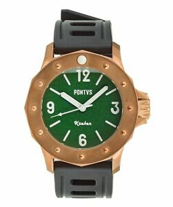 【送料無料】腕時計　?ポントフスクラーケングリーンブロンズダイバーストラップ????ディーラー? pontvs kraken green bronze divernato strap international shipping ???? dealer
