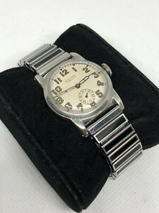 【送料無料】腕時計　ヴィンテージウォルサムプレミアミリタリーウォッチサービスミリメートルニースvintage waltham premier military watch runs serviced 28mm nice condition