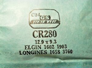 【送料無料】腕時計　ウォッチクリスタルフィットロンジンgs cr280 suc rc10019t watch crystal 129 x 93 mm fits elgin 1602 longines 3760